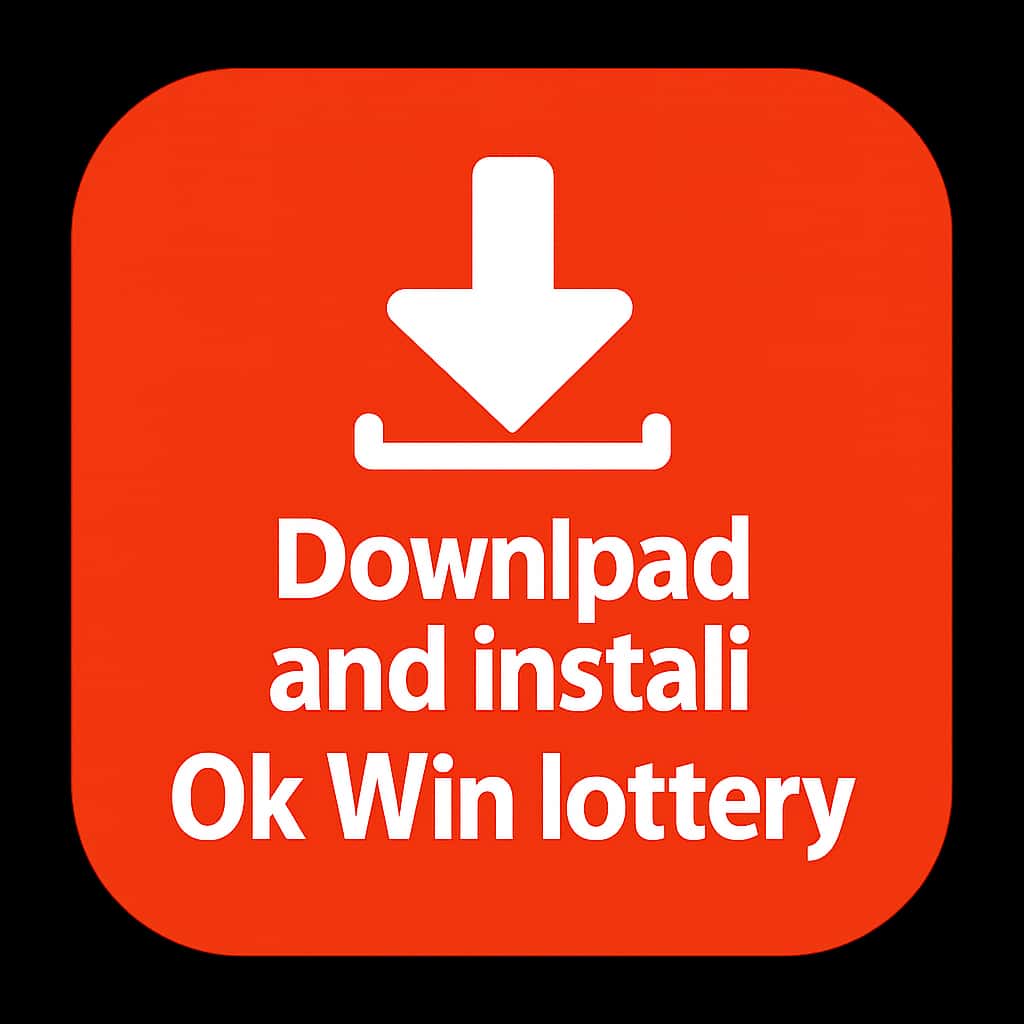 Icon representing Download and Install guide for Ok Win lottery.