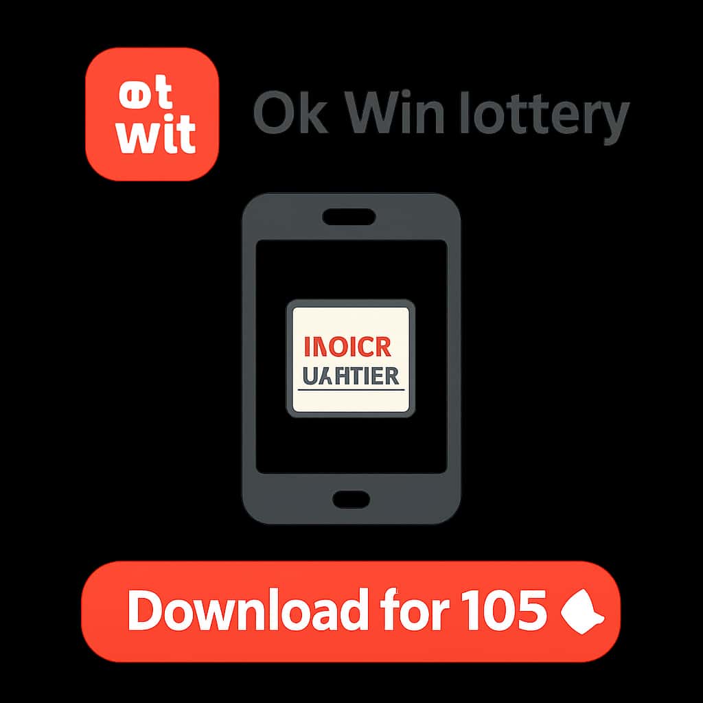 Diagram explaining the installation process for Ok Win lottery on iOS.