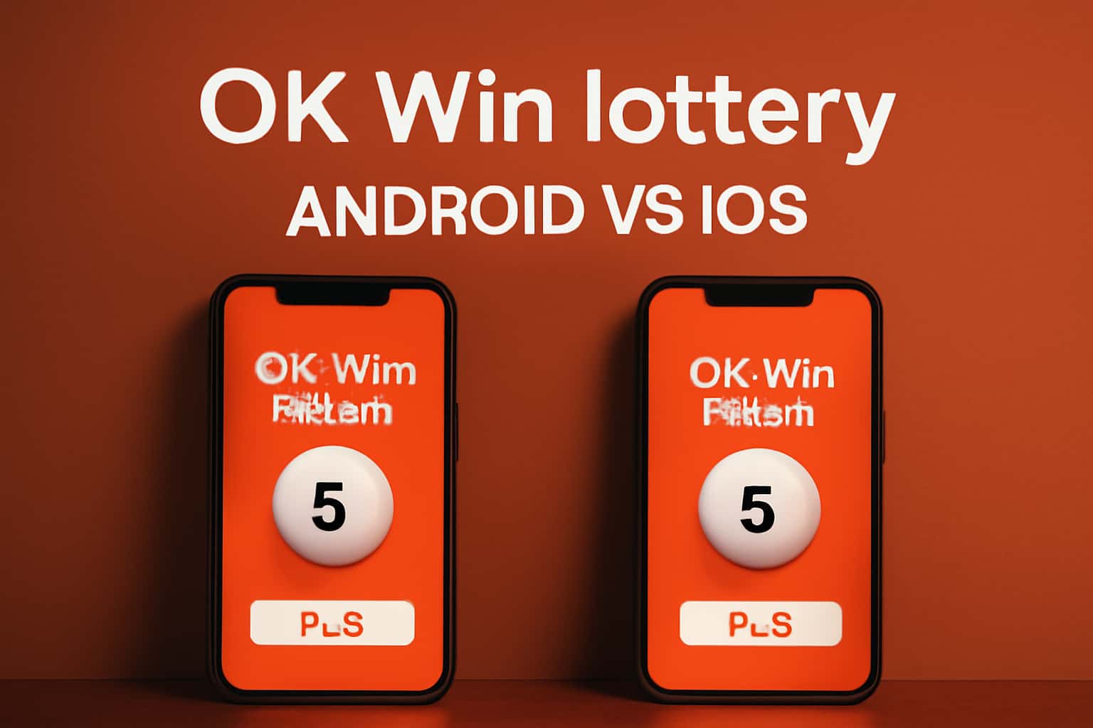 Image showcasing a neutral informational scene about Ok Win lottery for Android and iOS.