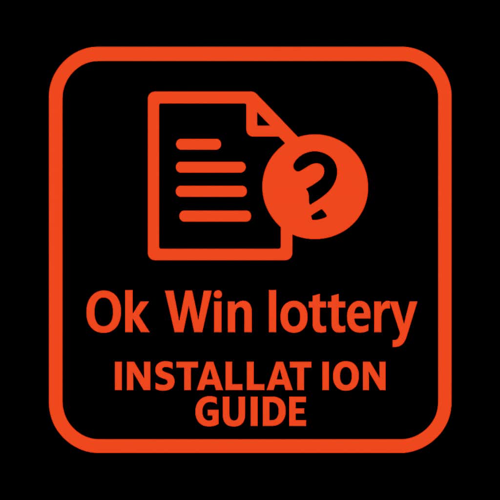 A professional badge representing the Ok Win lottery Installation Guide.