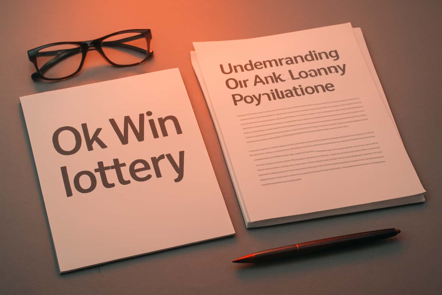Visual representation of Ok Win lottery permissions with explanatory text.