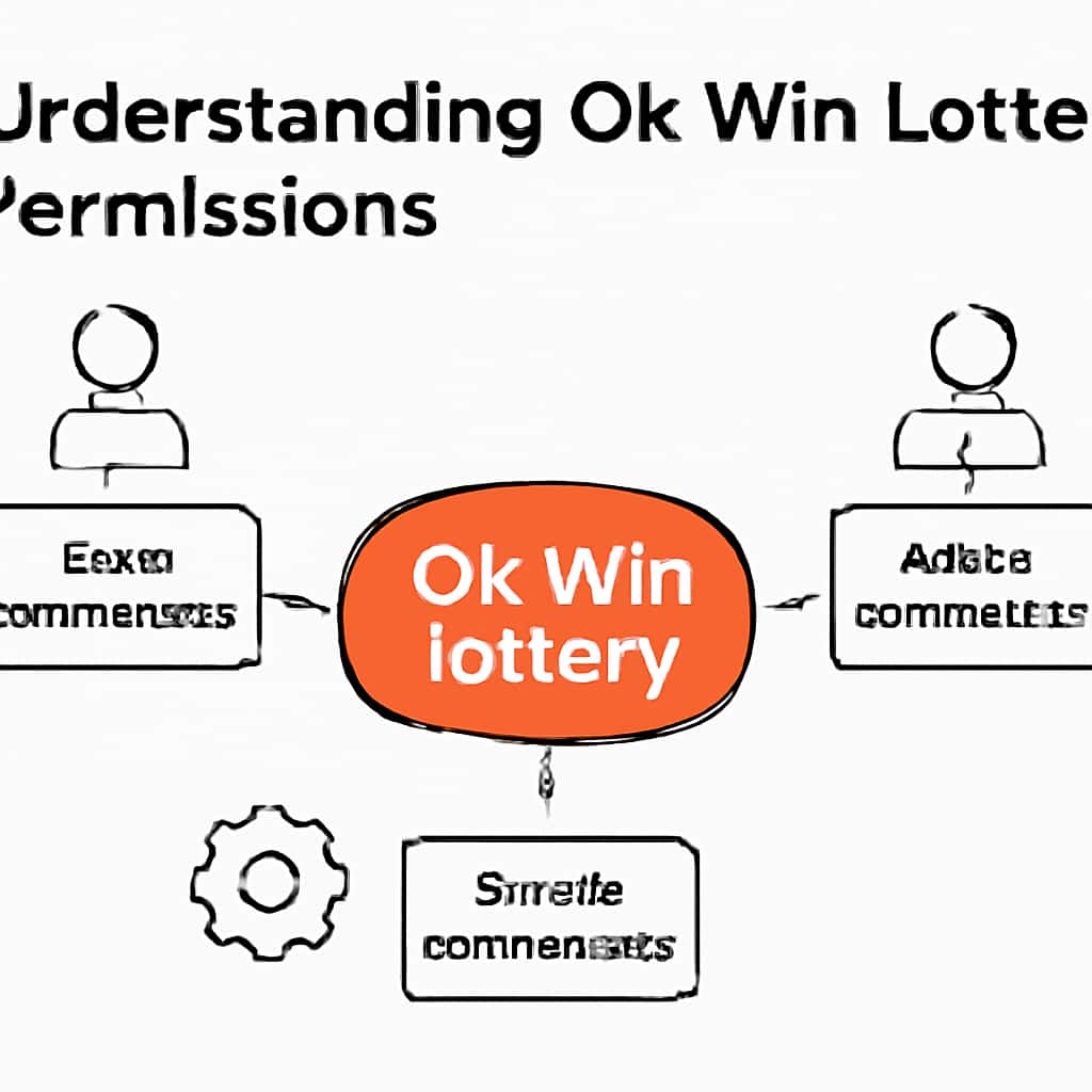 Diagram illustrating the permissions required for Ok Win lottery.