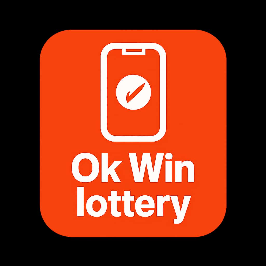Icon representing Ok Win lottery usage on mobile devices